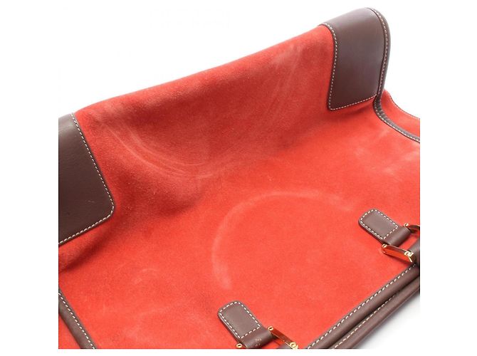 Loewe Amazona 32 Handtasche Braun Rot - Ansicht 6