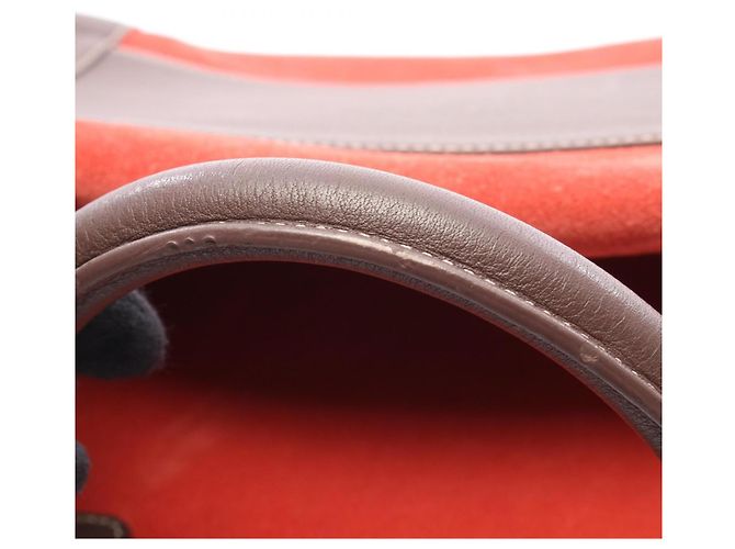 Loewe Amazona 32 Handtasche Braun Rot - Ansicht 8
