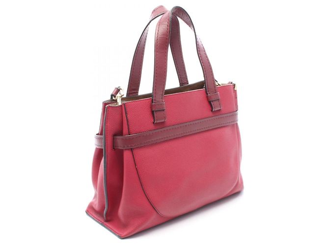 Loewe Gate Handtasche mit Tragegriff Rot Bordeaux - Ansicht 2