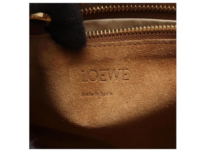 Loewe Gate Handtasche mit Tragegriff Rot Bordeaux - Ansicht 4