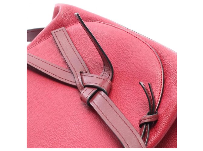 Loewe Gate Handtasche mit Tragegriff Rot Bordeaux - Ansicht 9