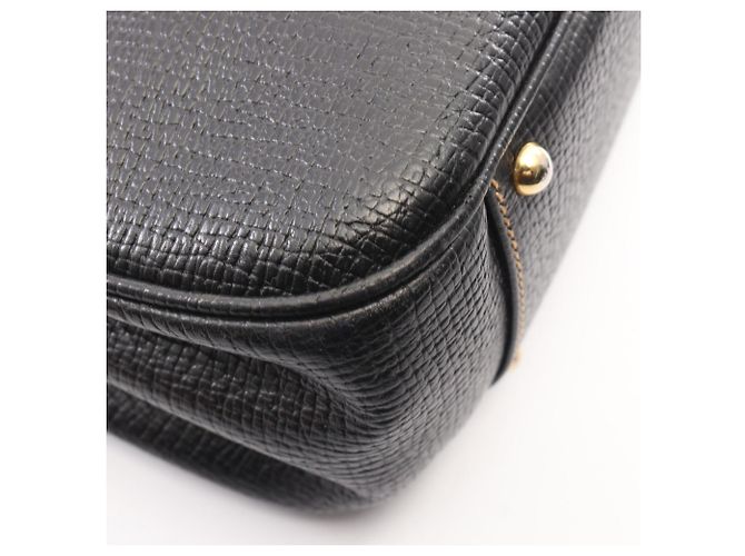 Borsa a tracolla in pelle nera Loewe Barcelona Nero - vista 7