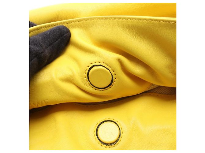 Clutch Mini Flamenco Loewe Gialla Borsa a Spalla Giallo - vista 5
