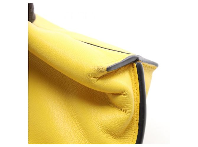 Clutch Mini Flamenco Loewe Gialla Borsa a Spalla Giallo - vista 8