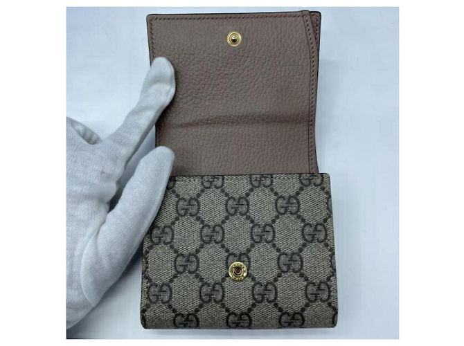 Portafoglio Medio Bicolore Double G GUCCI - vista 5