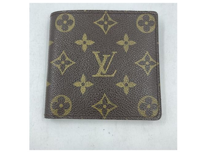 Portefeuille pliable Louis Vuitton Monogram Marron - vue 2
