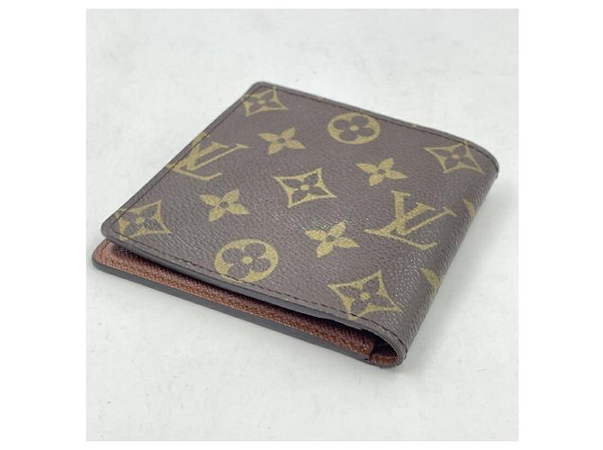 Portefeuille pliable Louis Vuitton Monogram Marron - vue 4