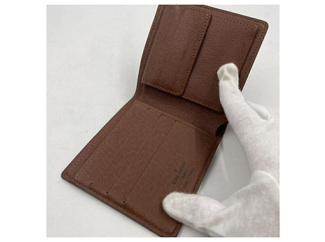 Portefeuille pliable Louis Vuitton Monogram Marron - vue 5