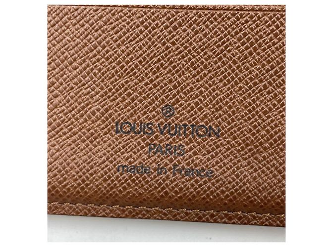 Portefeuille pliable Louis Vuitton Monogram Marron - vue 9