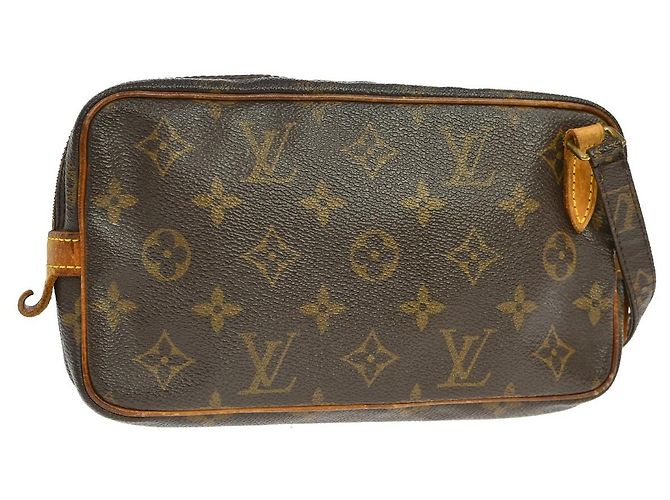 Louis Vuitton Pochette Marly Bandouliere Monogram Canvas medium Marrone - vista 2