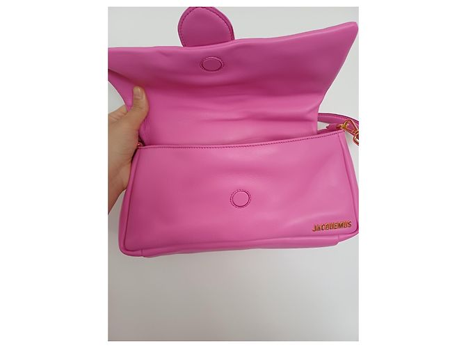 Jacquemus Borsa Le Bambimou in pelle rosa - vista 3