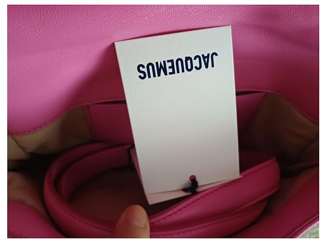 Jacquemus Borsa Le Bambimou in pelle rosa - vista 5