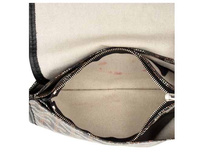 Borsa a tracolla Goyard Plume Crossbody Marrone Nero - vista 4