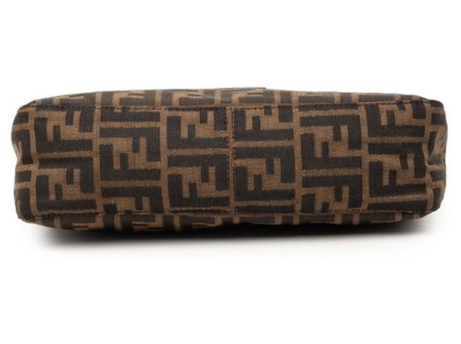 Borsa a secchiello Fendi Zucca Mamma Marrone - vista 3