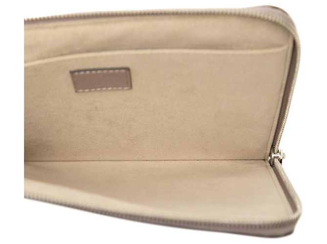 Clutch Louis Vuitton Pochette Jour PM Beige Taupe - vista 4