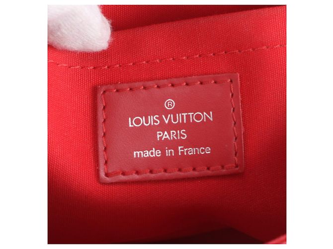 Borsa a tracolla Louis Vuitton Epi Pochette Segur in pelle Rosso - vista 8