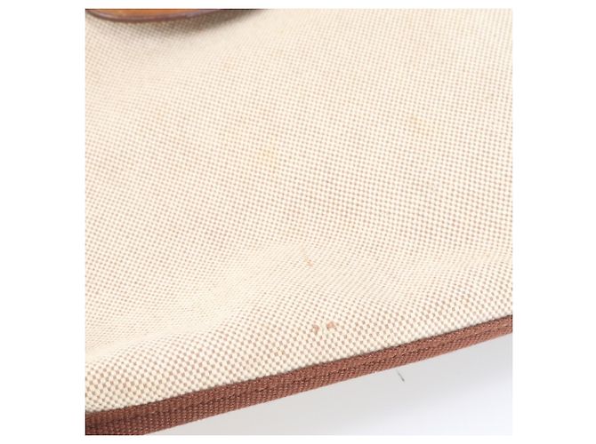 Hermès Borsa a tracolla Hermes Rodeo Toile H Leather Marrone Beige - vista 11