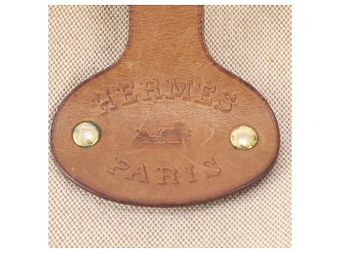 Hermès Borsa a tracolla Hermes Rodeo Toile H Leather Marrone Beige - vista 12