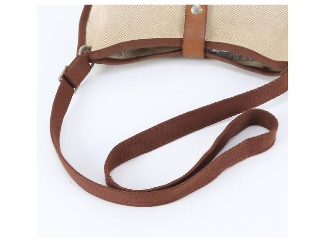Hermès Borsa a tracolla Hermes Rodeo Toile H Leather Marrone Beige - vista 2