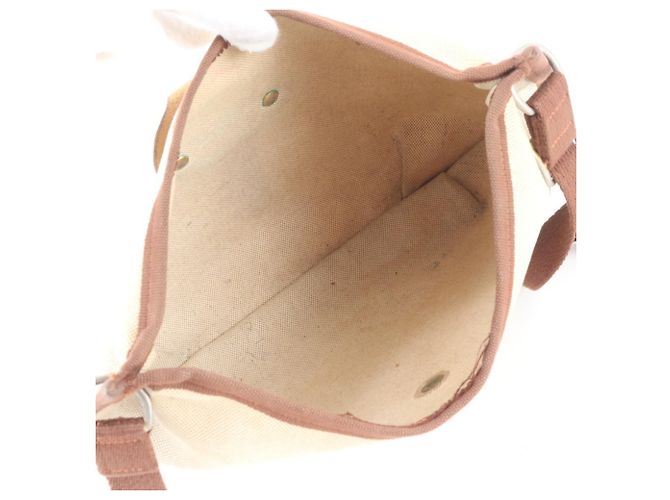 Hermès Borsa a tracolla Hermes Rodeo Toile H Leather Marrone Beige - vista 7