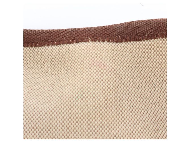 Hermès Borsa a tracolla Hermes Rodeo Toile H Leather Marrone Beige - vista 9