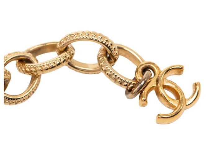 Collana a catena Chanel Coco Mark No. 5 Nero D'oro - vista 5