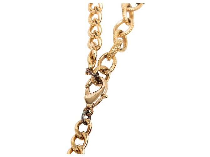 Collana a catena Chanel Coco Mark No. 5 Nero D'oro - vista 6