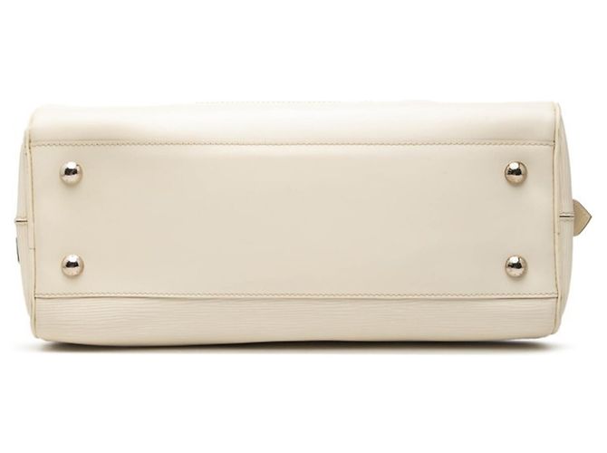 Borsa Louis Vuitton Epi Bowling Montaigne GM Bianco Bianco sporco - vista 3