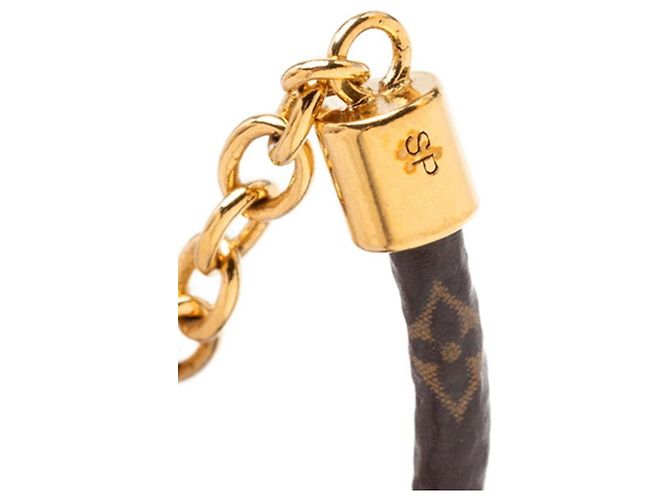 Bracciale Louis Vuitton Monogram Blooming Heart Marrone - vista 5