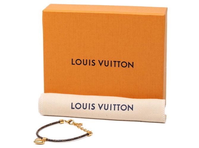 Bracciale Louis Vuitton Monogram Blooming Heart Marrone - vista 6