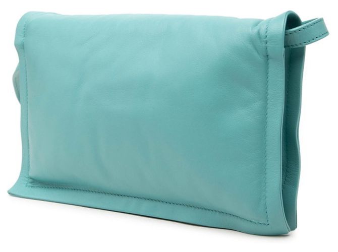 Borsa a tracolla Salvatore Ferragamo Vara Ribbon Blu - vista 2