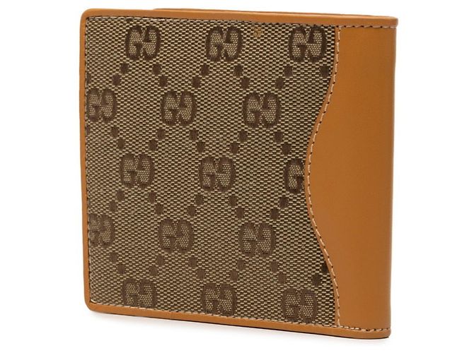 Gucci GG Canvas Bi-fold Wallet Braun - Ansicht 2
