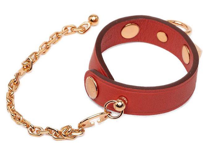 Hermès Portaguanti Hermes Rival Rosso - vista 2