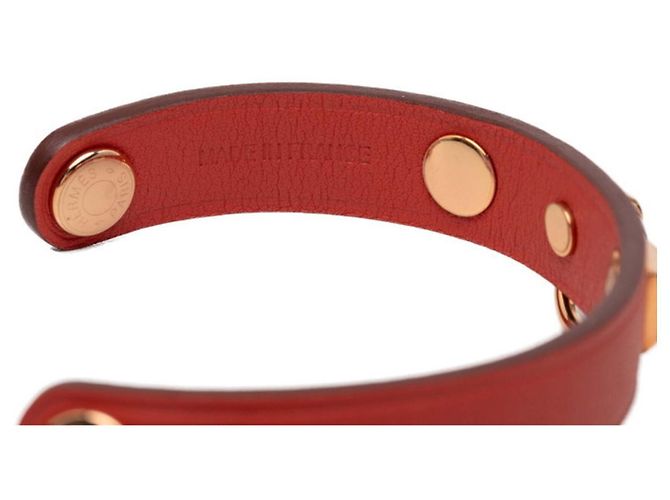 Hermès Portaguanti Hermes Rival Rosso - vista 4
