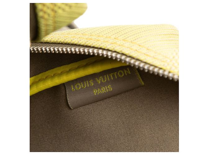 Borsa a tracolla Louis Vuitton Damier Geant Weatherly Giallo - vista 5