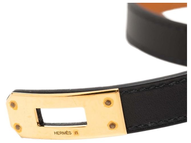 Hermès Pulsera Kelly Double Tour Hermes Negro - vista 4