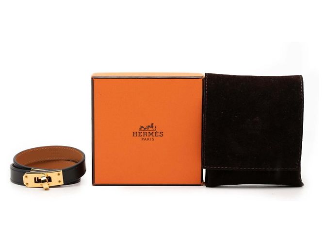 Hermès Pulsera Kelly Double Tour Hermes Negro - vista 6