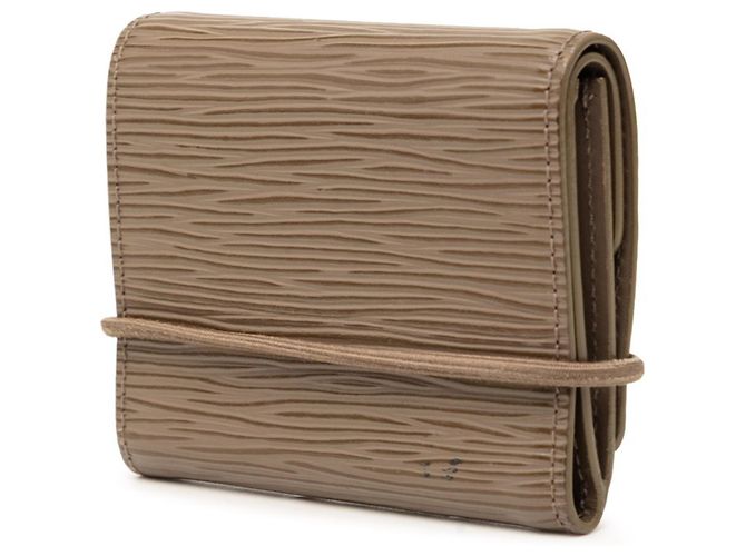 Cartera tríptico Louis Vuitton Epi Elastic Castaño - vista 2