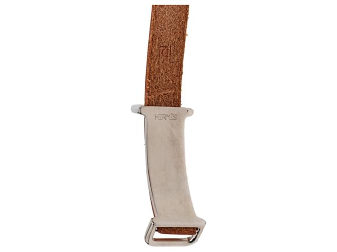 Hermès Pulsera larga Api II Hermes Castaño - vista 5
