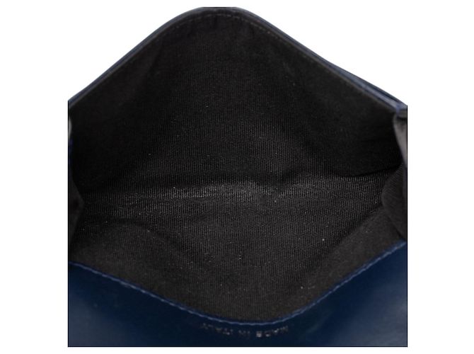 Boy Tarjetero Chanel Coco Mark para hombre Negro Azul marino - vista 5