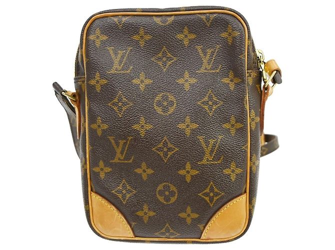 Borsa Louis Vuitton Amazone in tela Monogram PM Marrone - vista 2