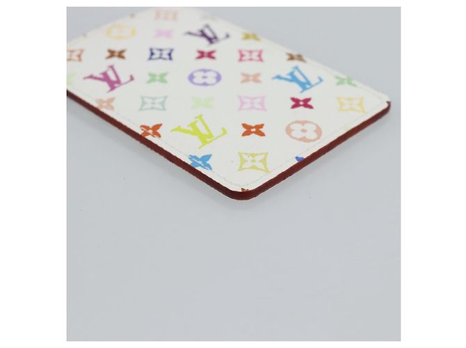 LOUIS VUITTON Monogram Multicolor Etui Hand Mirror White M92651 LV Auth 180935 Bianco - vista 11