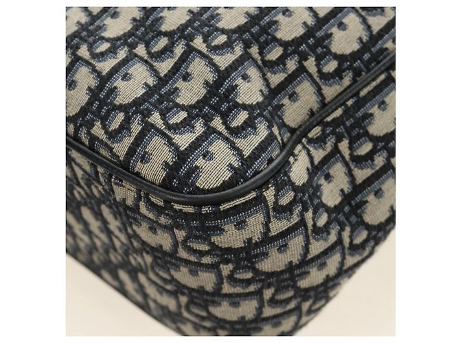 Sac à main Christian Dior Trotter Canvas 2way Navy Silver Auth ki6683SAM - vue 15
