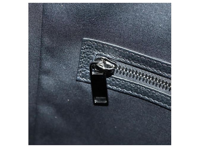 Sac à main Christian Dior Trotter Canvas 2way Navy Silver Auth ki6683SAM - vue 24