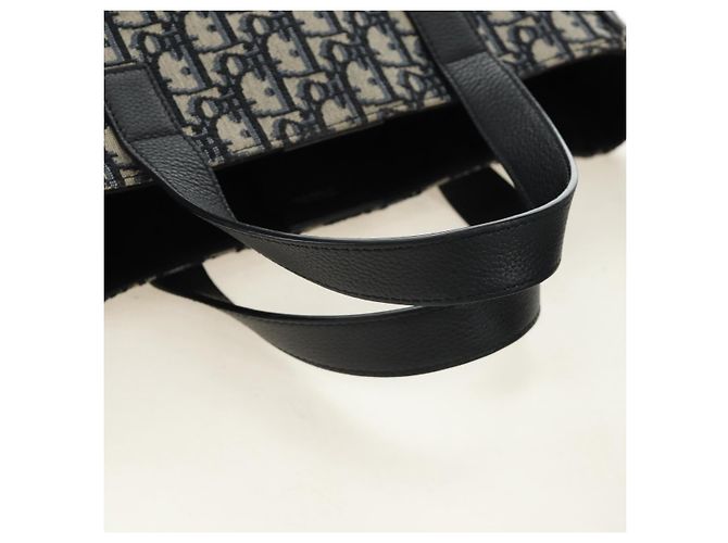 Sac à main Christian Dior Trotter Canvas 2way Navy Silver Auth ki6683SAM - vue 7