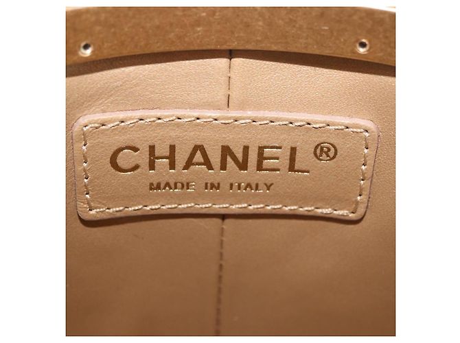CHANEL Matelasse Chain Vanity Bag Lamb Skin Black Gold CC Auth 187609SAM Nero D'oro - vista 17
