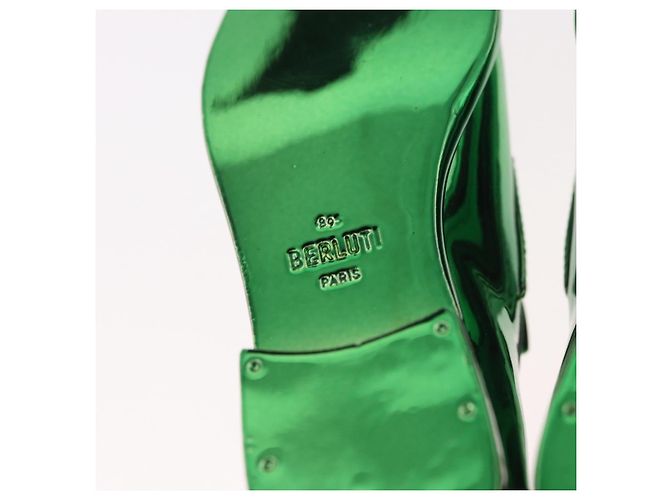 Portachiavi Berluti metallo Green Auth 186358M Verde - vista 10