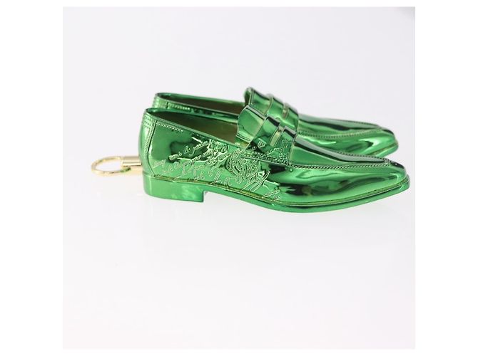 Portachiavi Berluti metallo Green Auth 186358M Verde - vista 12