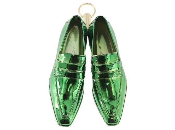 Portachiavi Berluti metallo Green Auth 186358M Verde - vista 2