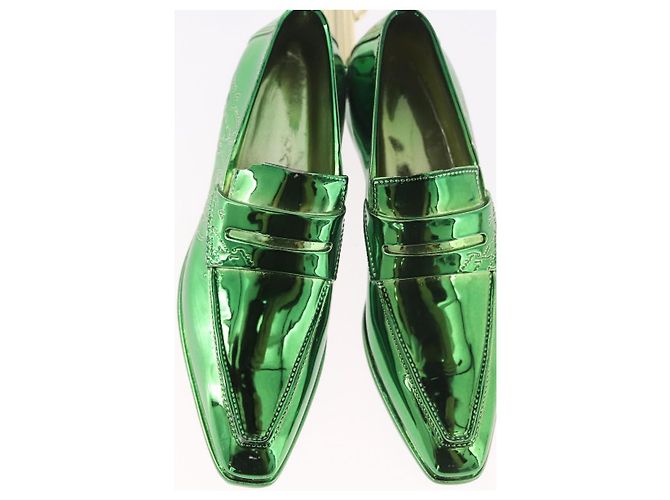 Portachiavi Berluti metallo Green Auth 186358M Verde - vista 3